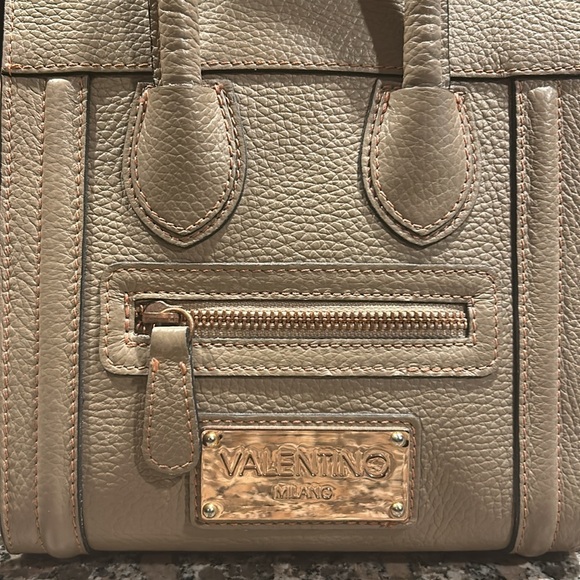 Valentino Milano Crossbody Bag | Beige/Tan Leather - Picture 5 of 6